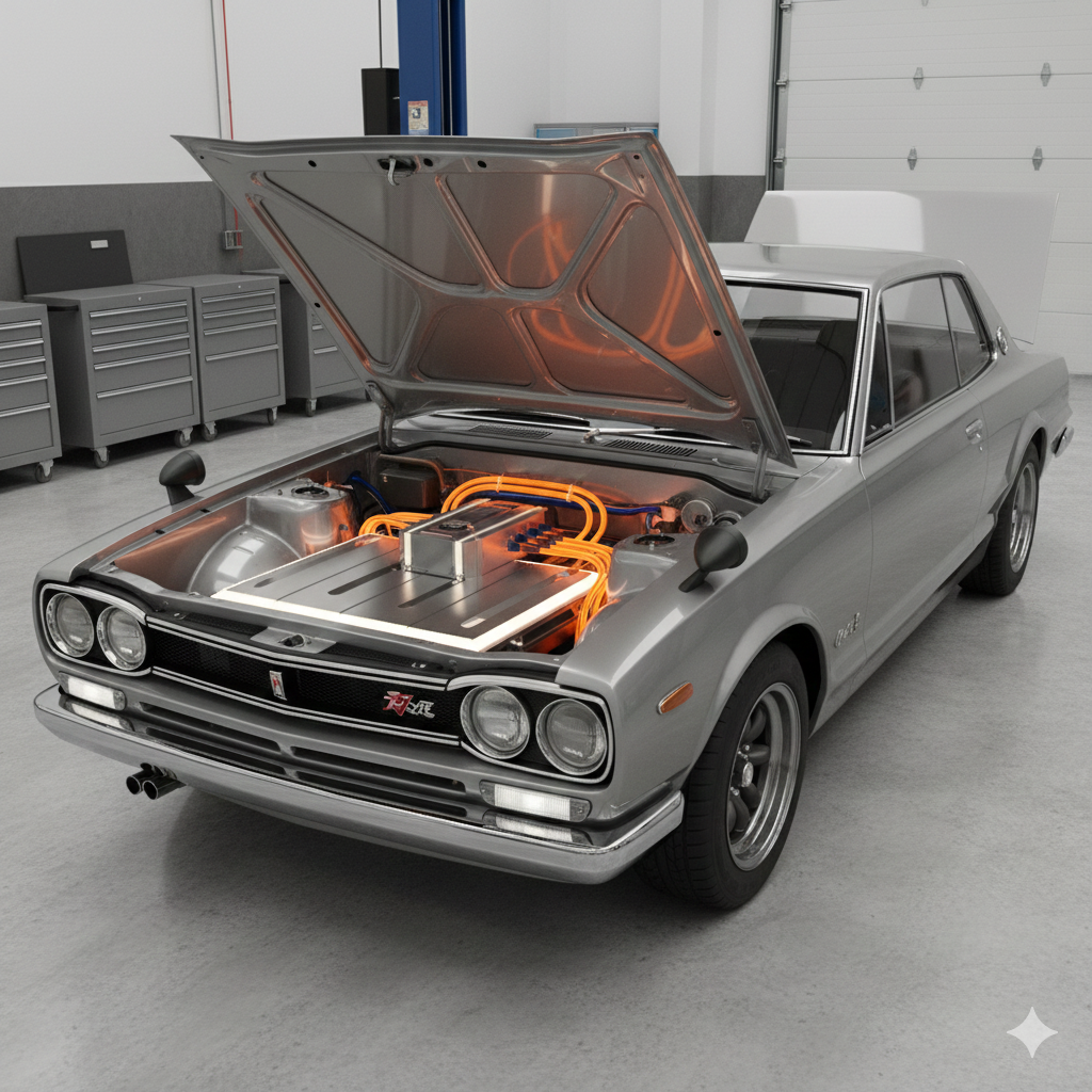 Tren Restomod Mobil Klasik Asia: Memadukan JDM Vintage dengan Powertrain Listrik.