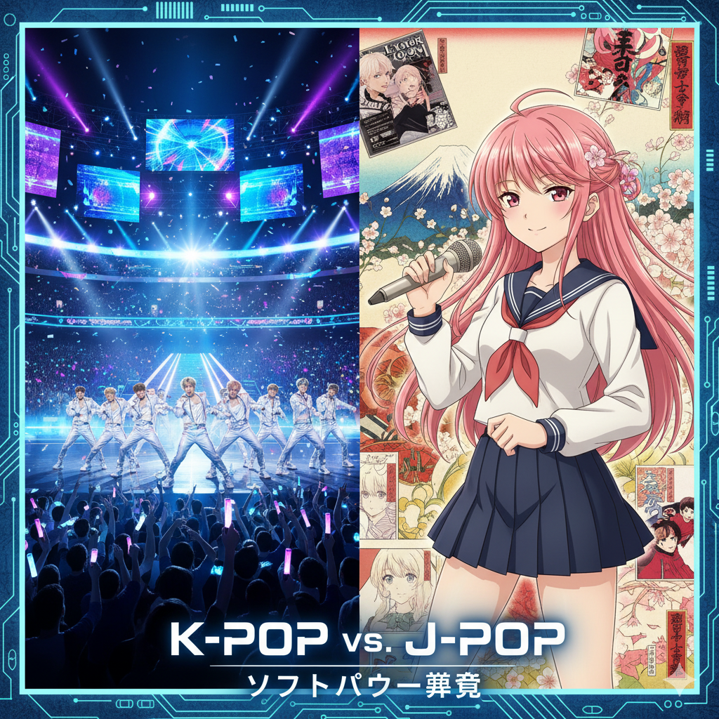 Fenomena K-Pop vs. J-Pop: Perebutan Dominasi Budaya Global dari Perspektif Asia